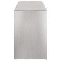 Contenitore per Rifiuti per 3 Bidoni Argento 3394790