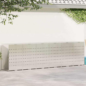 Contenitore per Rifiuti per 3 Bidoni Argento 3394792