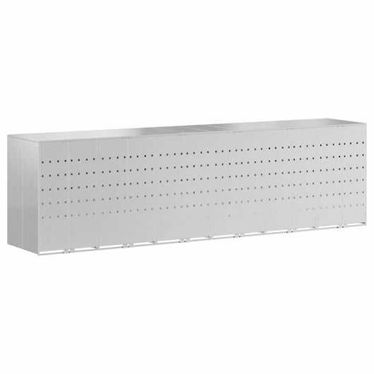 Contenitore per Rifiuti per 3 Bidoni Argento 3394792