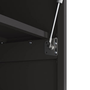 Armadio a muro per garage Nero 90 x 40 x 53 cm 883260