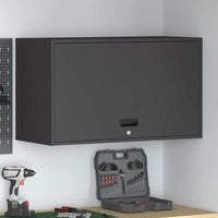 Armadio a muro per garage Nero 90 x 40 x 53 cm 883260