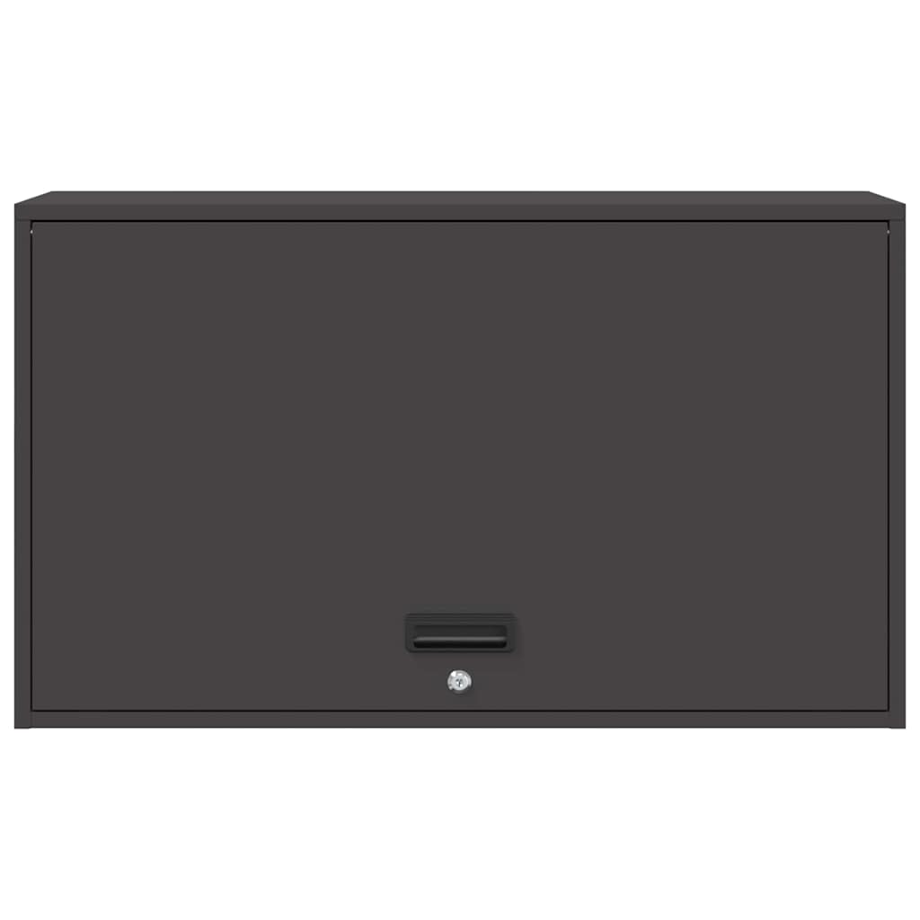 Armadio a muro per garage Nero 90 x 40 x 53 cm 883260