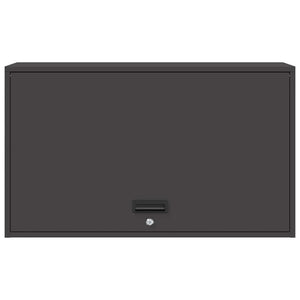 Armadio a muro per garage Nero 90 x 40 x 53 cm 883260