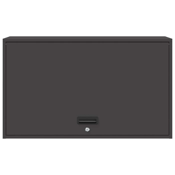 Armadio a muro per garage Nero 90 x 40 x 53 cm 883260