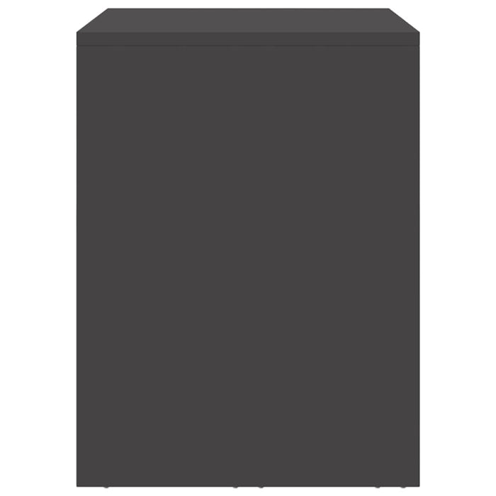 Armadio a muro per garage Nero 90 x 40 x 53 cm 883260