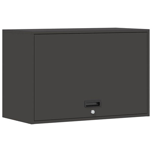 Armadio a muro per garage Nero 80 x 40 x 53 cm 883264