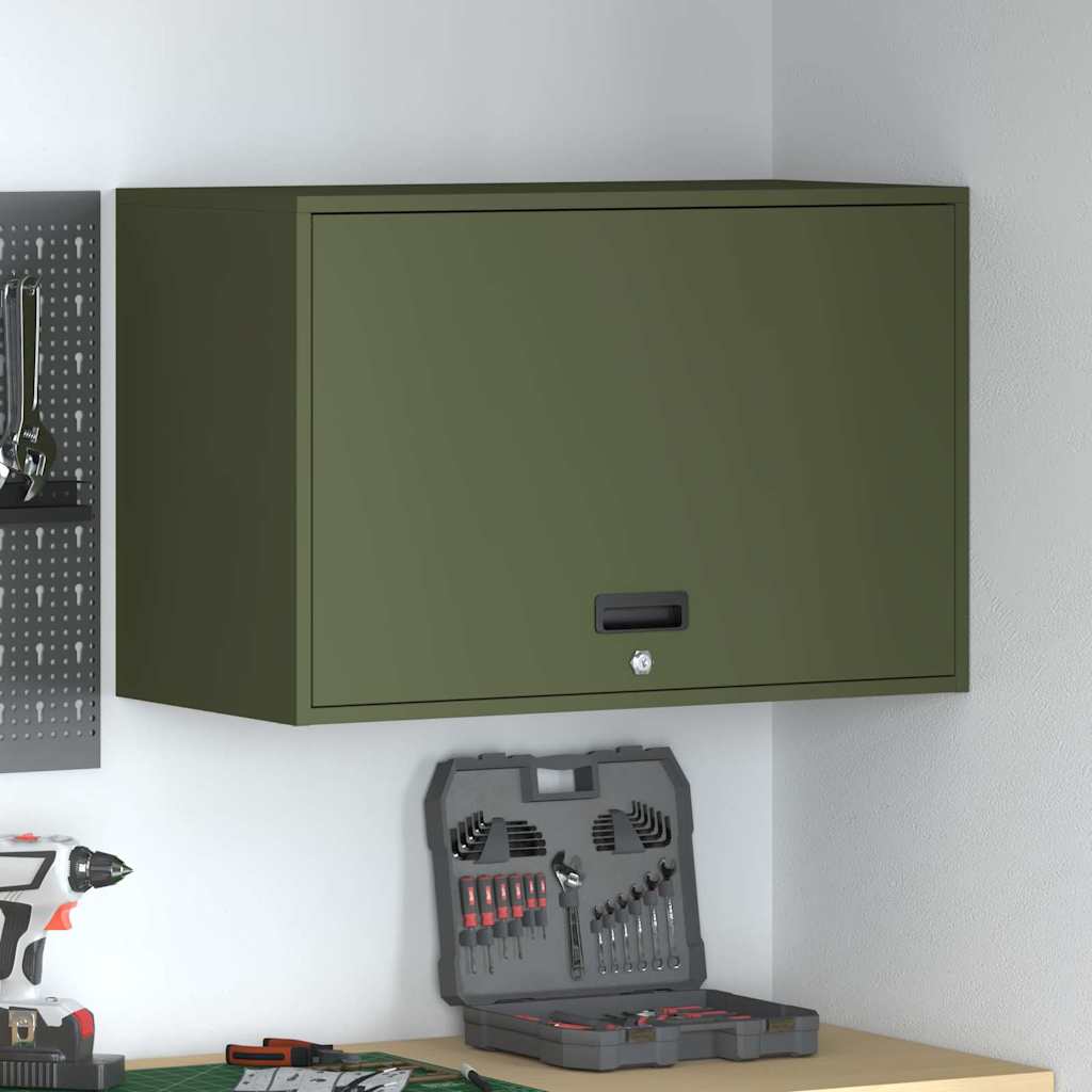 Armadio a muro per garage Oliver verde 80 x 40 x 53 cm 883267