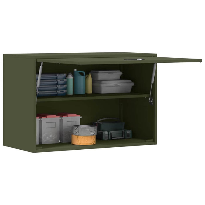 Armadio a muro per garage Oliver verde 80 x 40 x 53 cm 883267