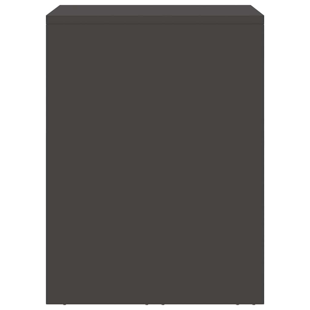 Armadio a muro per garage Nero 60 x 40 x 53 cm 883268