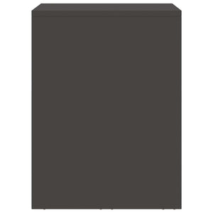 Armadio a muro per garage Nero 60 x 40 x 53 cm 883268