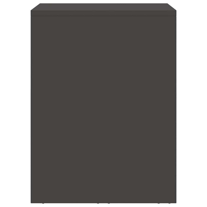 Armadio a muro per garage Nero 60 x 40 x 53 cm 883268