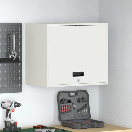 Armadio a muro per garage Bianco 60 x 40 x 53 cm 883269