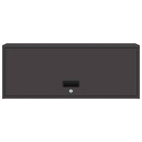 Armadio a muro per garage Nero 90 x 33 x 35 cm 883272