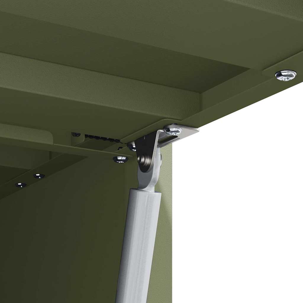 Armadio a muro per garage Oliver verde 80 x 33 x 35 cm 883279
