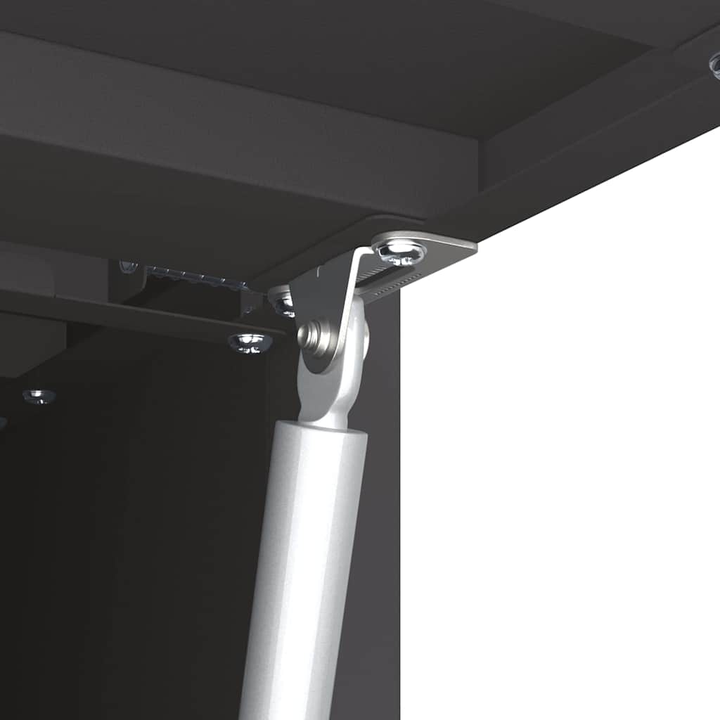 Armadio a muro per garage Nero 60 x 33 x 35 cm 883280