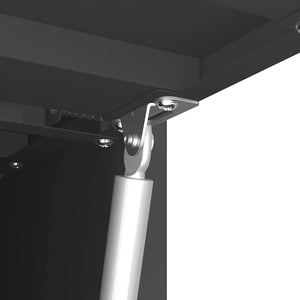 Armadio a muro per garage Nero 60 x 33 x 35 cm 883280