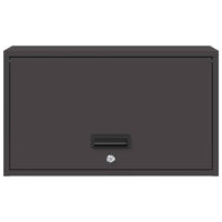 Armadio a muro per garage Nero 60 x 33 x 35 cm 883280