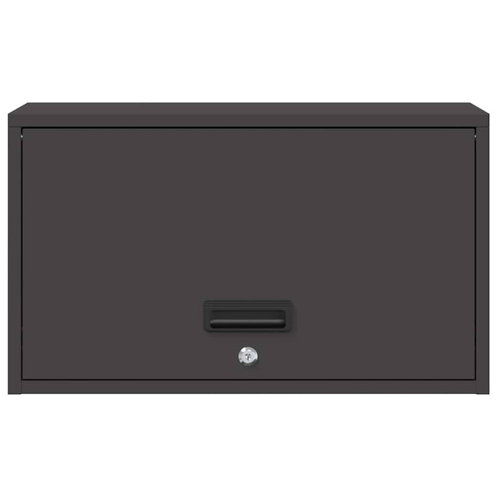 Armadio a muro per garage Nero 60 x 33 x 35 cm 883280