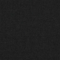 Letto con Testiera Rivestita-Struttura Letto con Testiera Nero 120 x 200 cm Pino massello 186493