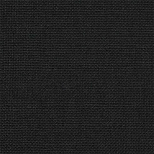 Letto con Testiera Rivestita-Struttura Letto con Testiera Nero 120 x 200 cm Pino massello 186493