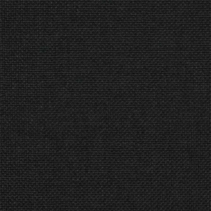 Letto con Testiera Rivestita-Struttura Letto con Testiera Nero 160 x 200 cm Pino massello 301463