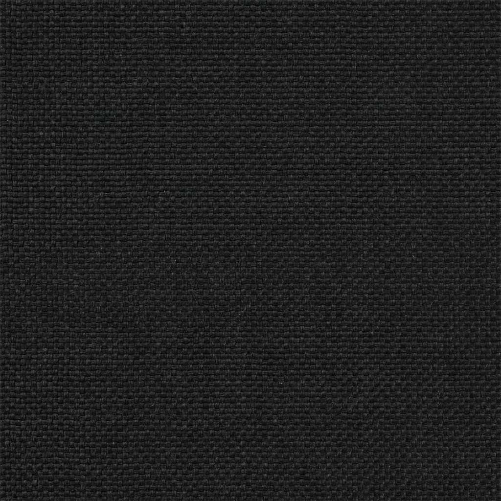 Letto con Testiera Rivestita-Struttura Letto con Testiera Nero 140 x 190 cm Pino massello 623728