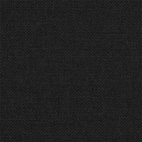 Letto con Testiera Rivestita-Struttura Letto con Testiera Nero 140 x 190 cm Pino massello 623728