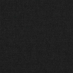 Letto con Testiera Rivestita-Struttura Letto con Testiera Nero 140 x 190 cm Pino massello 623728