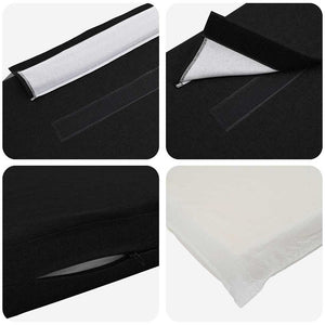 Testiera imbottita Marrone e Nero 150 cm Pino massello 880065