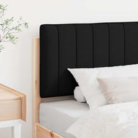 Testiera imbottita Marrone e Nero 80 cm Pino massello 880205