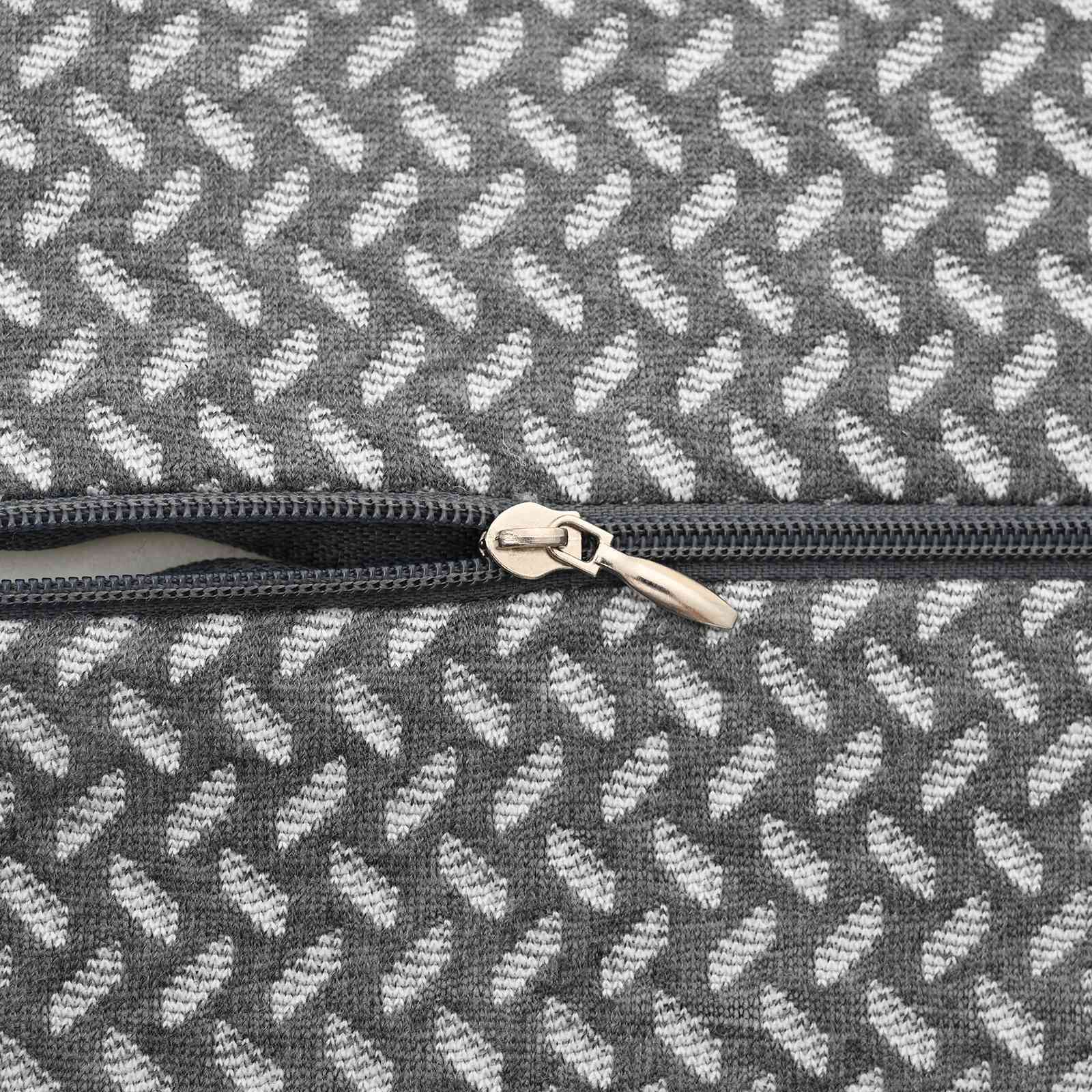 Cuscino con cuscino Grigio 26 x 21 x 15 cm Poliestere 42012683