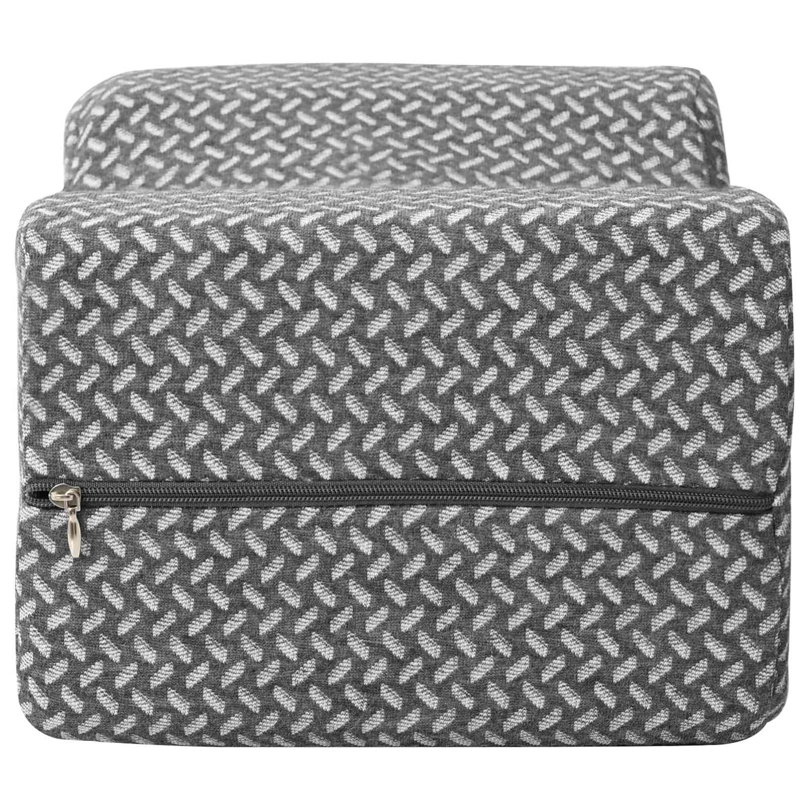 Cuscino con cuscino Grigio 26 x 21 x 15 cm Poliestere 42012683