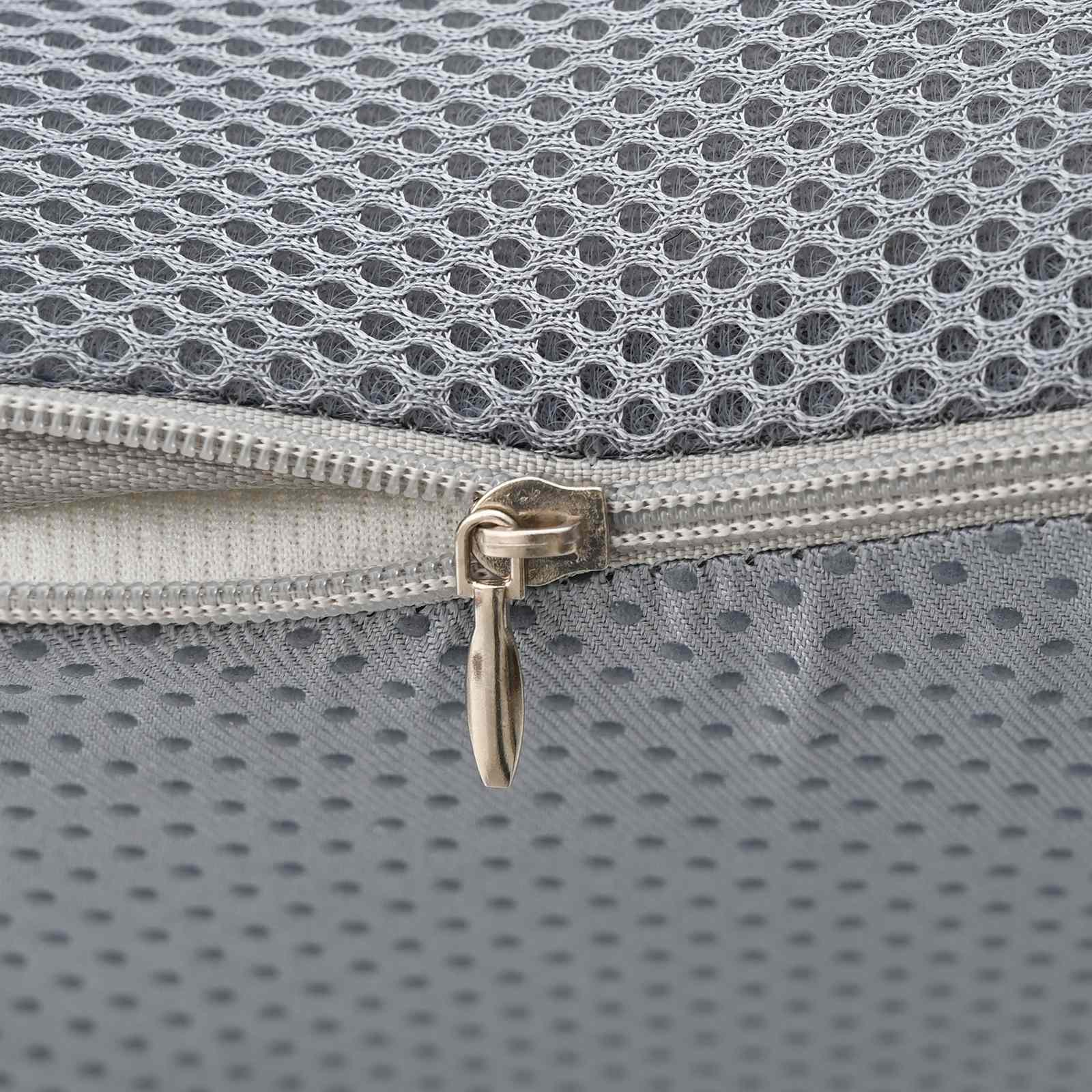 Cuscino con cuscino Grigio 46 x 38 x 8 cm Rete 42012684