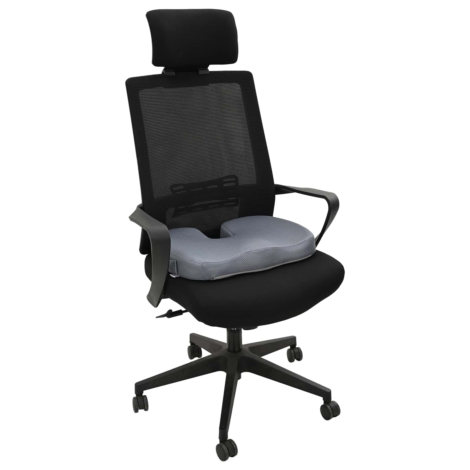 Cuscino con cuscino Grigio 46 x 38 x 8 cm Rete 42012684