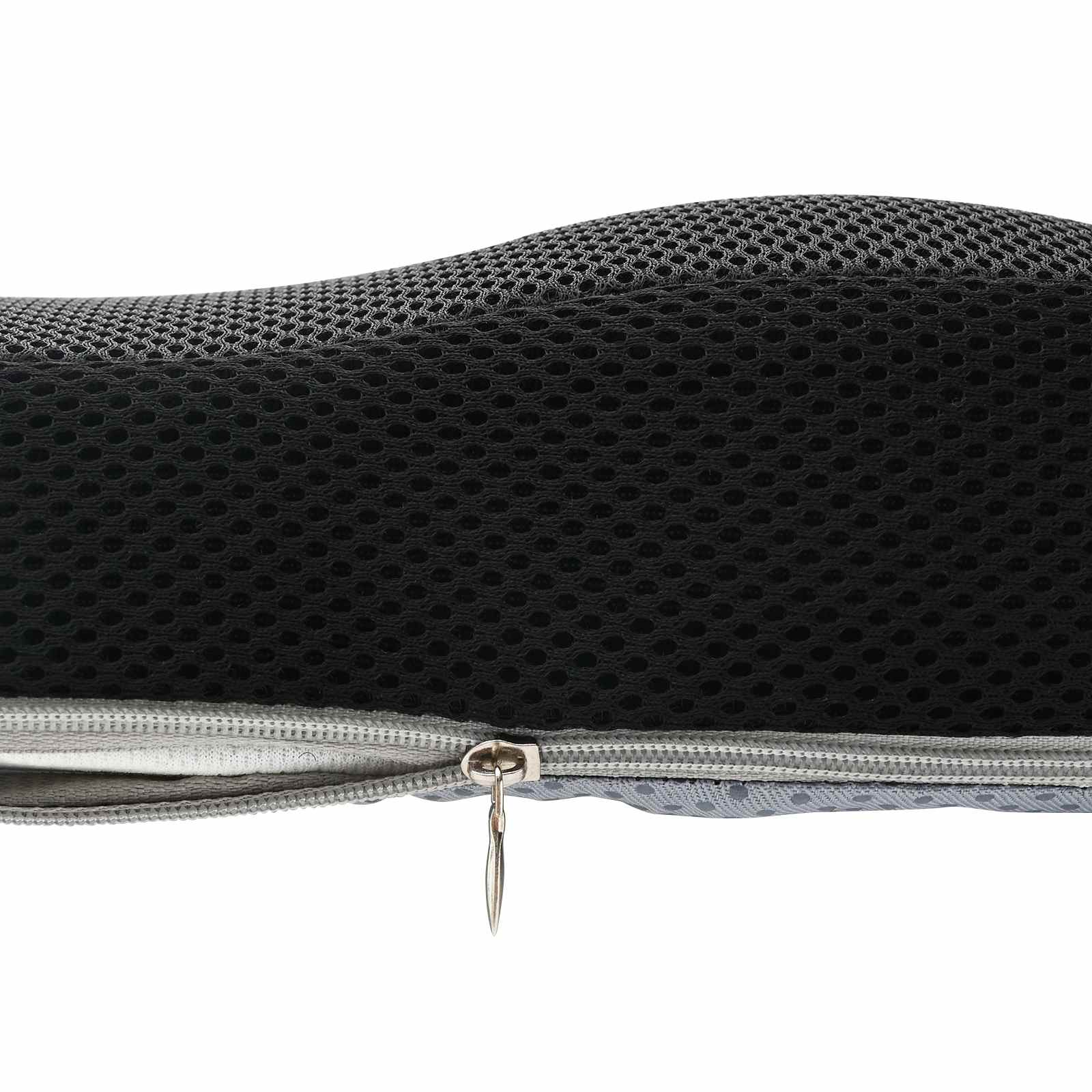 Cuscino con cuscino Nero 46 x 38 x 8 cm Rete 42012685