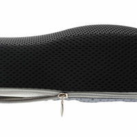 Cuscino con cuscino Nero 46 x 38 x 8 cm Rete 42012685