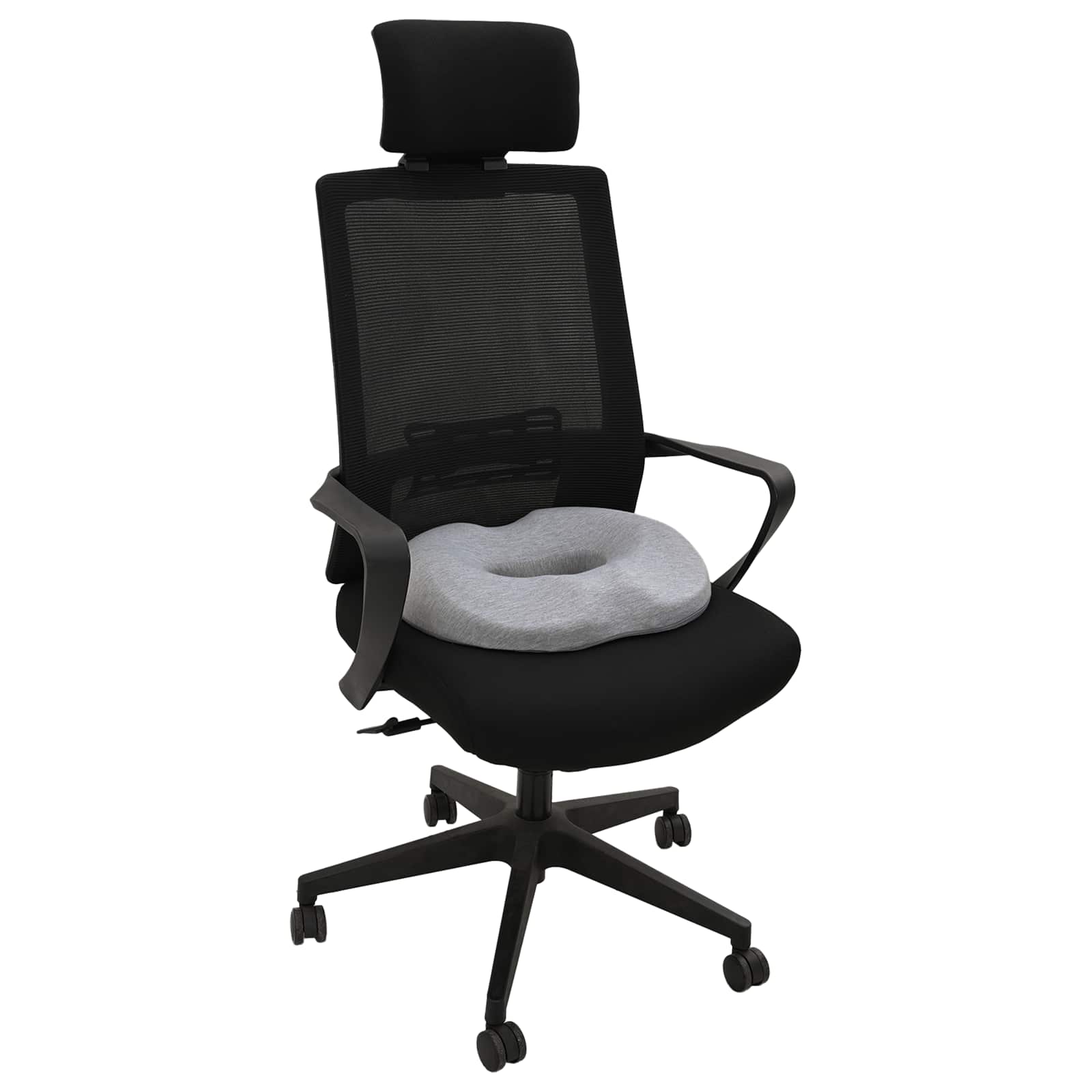 Cuscino con cuscino Grigio chiaro 42 x 37 x 8 cm Cotone 42012686