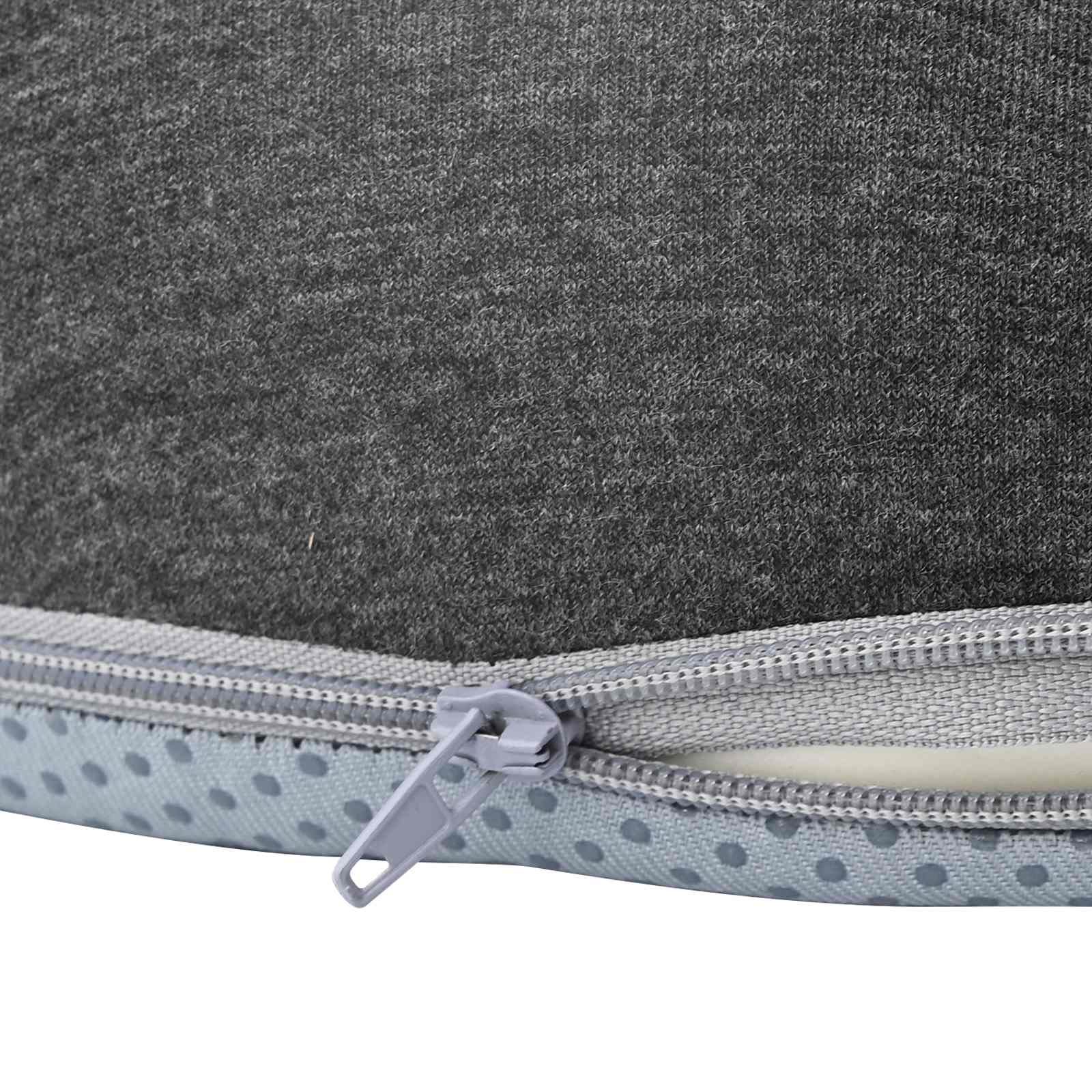 Cuscino con cuscino Grigio scuro 42 x 37 x 8 cm Cotone 42012687