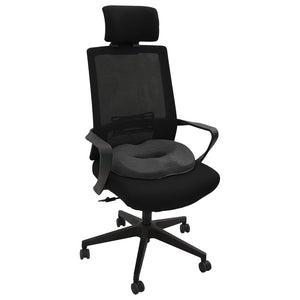 Cuscino con cuscino Grigio scuro 42 x 37 x 8 cm Cotone 42012687