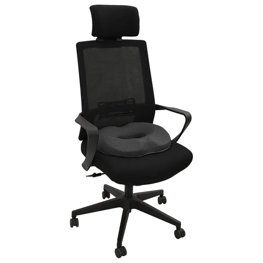 Cuscino con cuscino Grigio scuro 42 x 37 x 8 cm Cotone 42012687