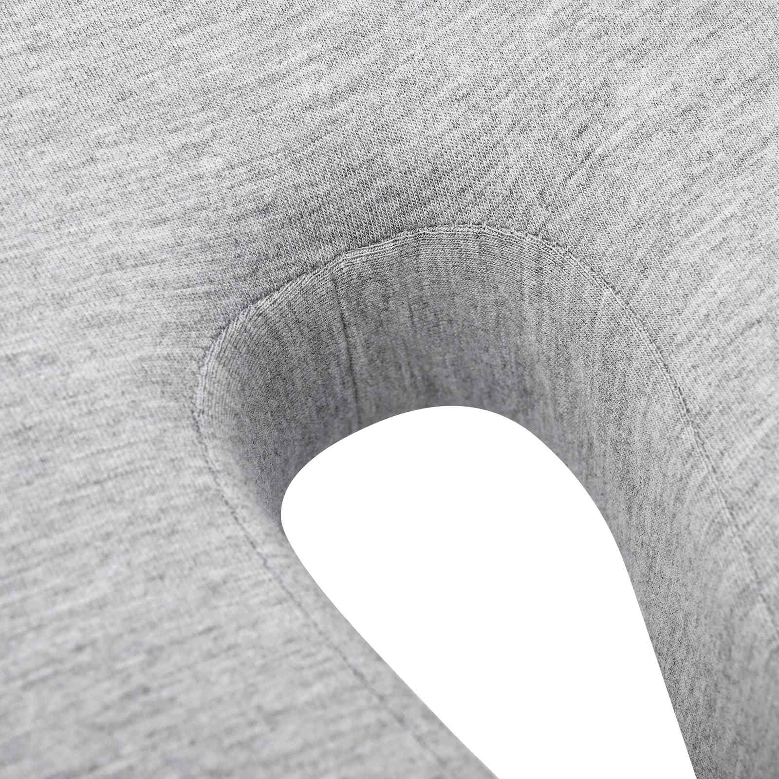 Cuscino con cuscino Grigio chiaro 50 x 43 x 10 cm Cotone 42012688