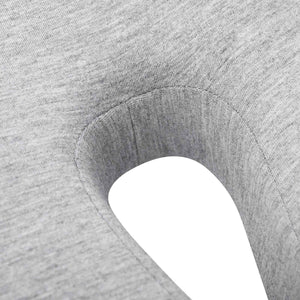 Cuscino con cuscino Grigio chiaro 50 x 43 x 10 cm Cotone 42012688