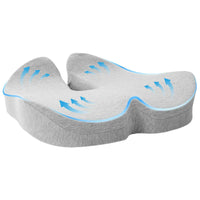 Cuscino con cuscino Grigio chiaro 50 x 43 x 10 cm Cotone 42012688