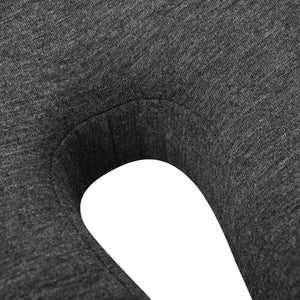 Cuscino con cuscino Grigio scuro 50 x 43 x 10 cm Cotone 42012689