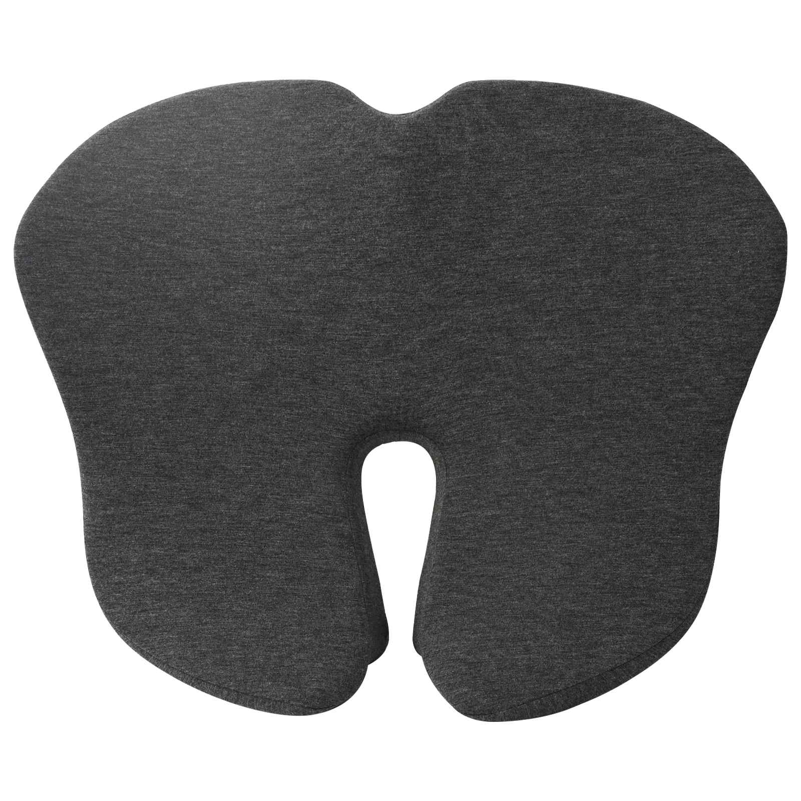 Cuscino con cuscino Grigio scuro 50 x 43 x 10 cm Cotone 42012689