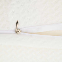 Cuscino con cuscino Bianco 59 x 38 x 14 cm Poliestere 42012690