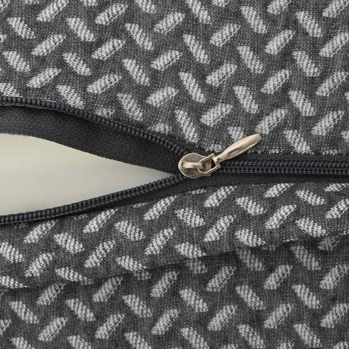 Cuscino con cuscino Grigio 59 x 38 x 14 cm Poliestere 42012691