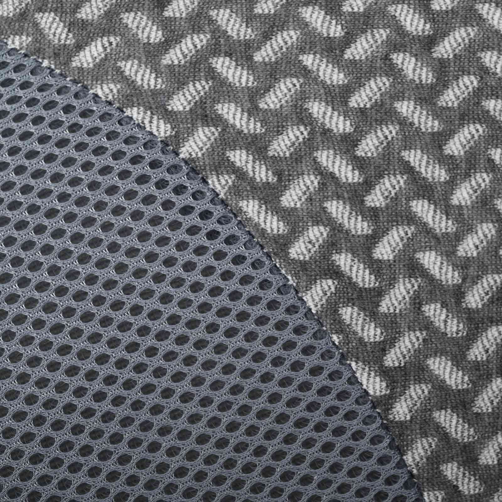 Cuscino con cuscino Grigio 59 x 38 x 14 cm Poliestere 42012691