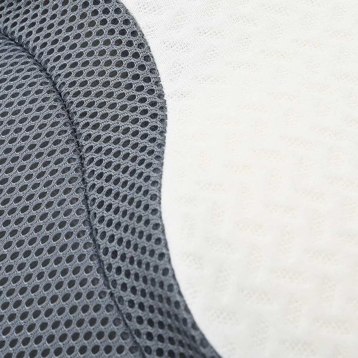 Cuscino con cuscino Bianco 60 x 37 x 13 cm Poliestere 42012692