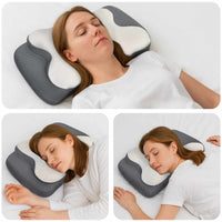 Cuscino con cuscino Bianco 60 x 37 x 13 cm Poliestere 42012692